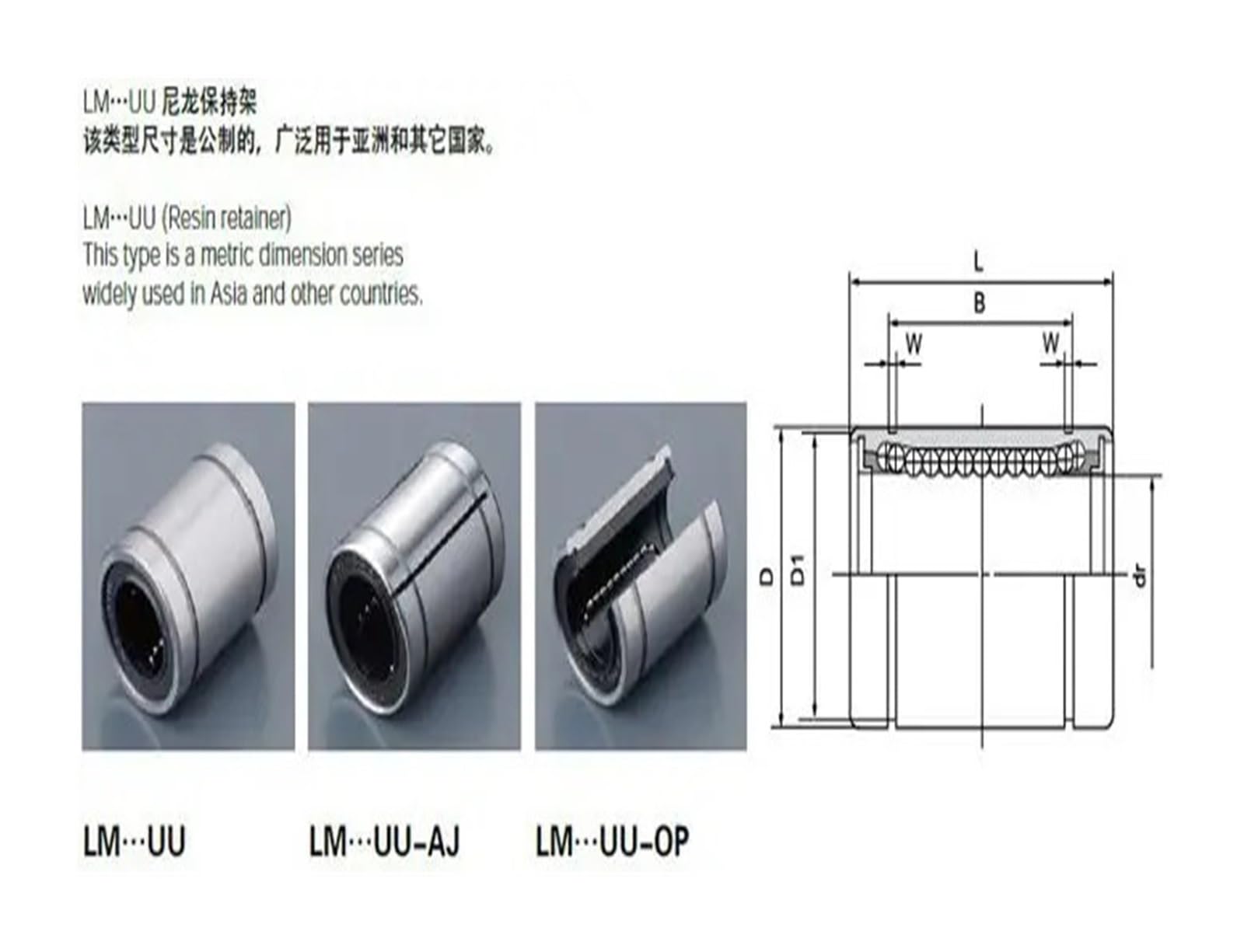 Douille de roulement à Billes à Mouvement linéaire Ouvert, 30mm LM30UUOP LM30OP LM30UU-OP, 10 pièces/lot