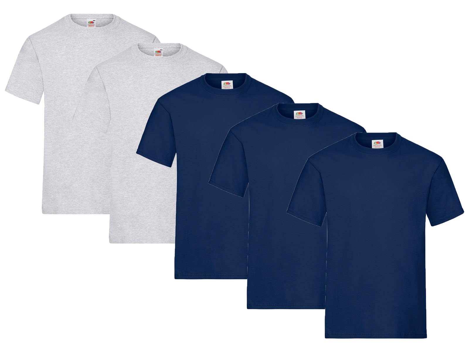 Fruit of the Loom - Iconic Tee, Lightweight Ringspun Tee, 5 Pack, T-Shirt Uomo - 2