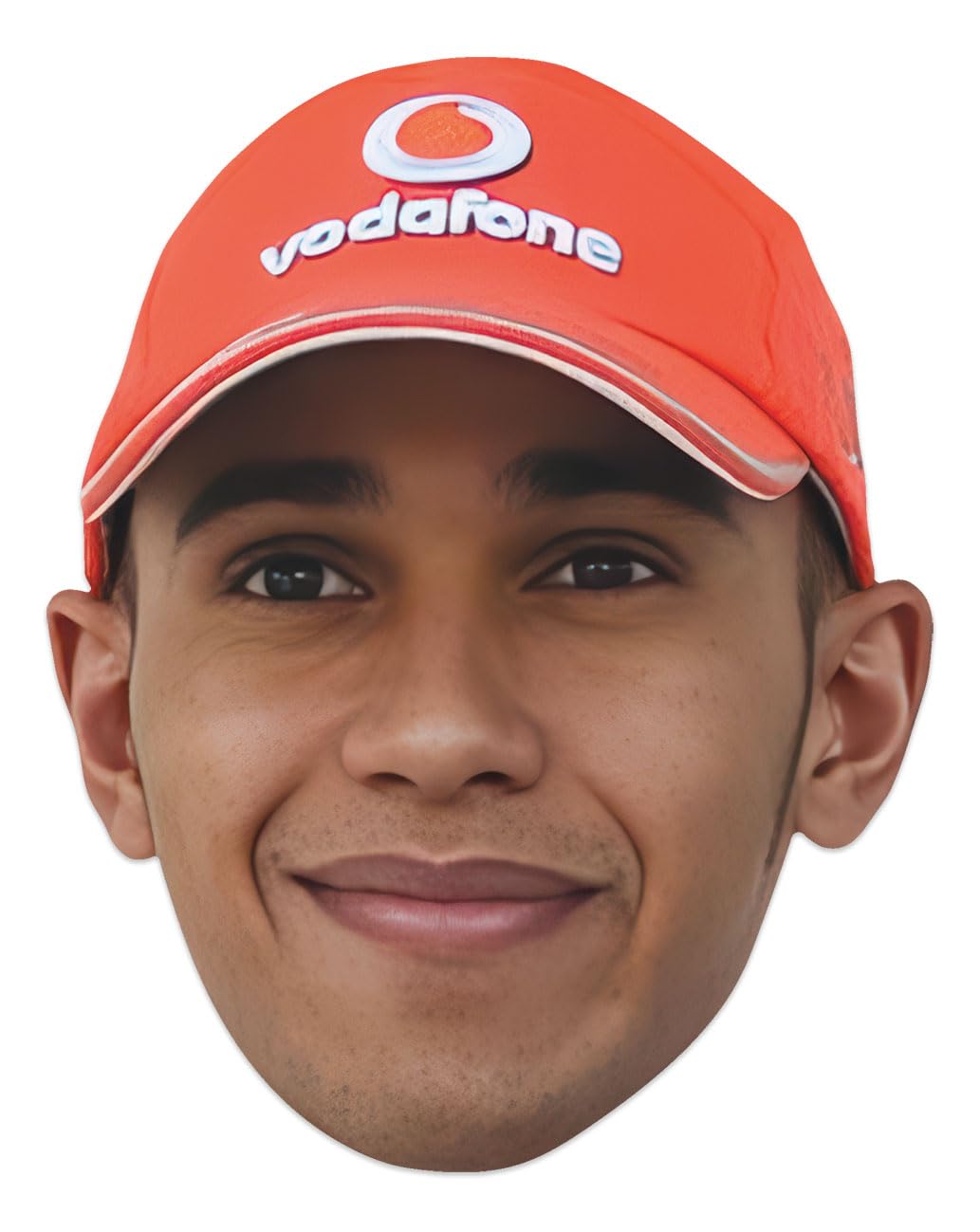 Star Cutouts CM279 Lewis Hamilton Cardboard Face Mask – Formula One Legend Fan Mask for Parties & Events
