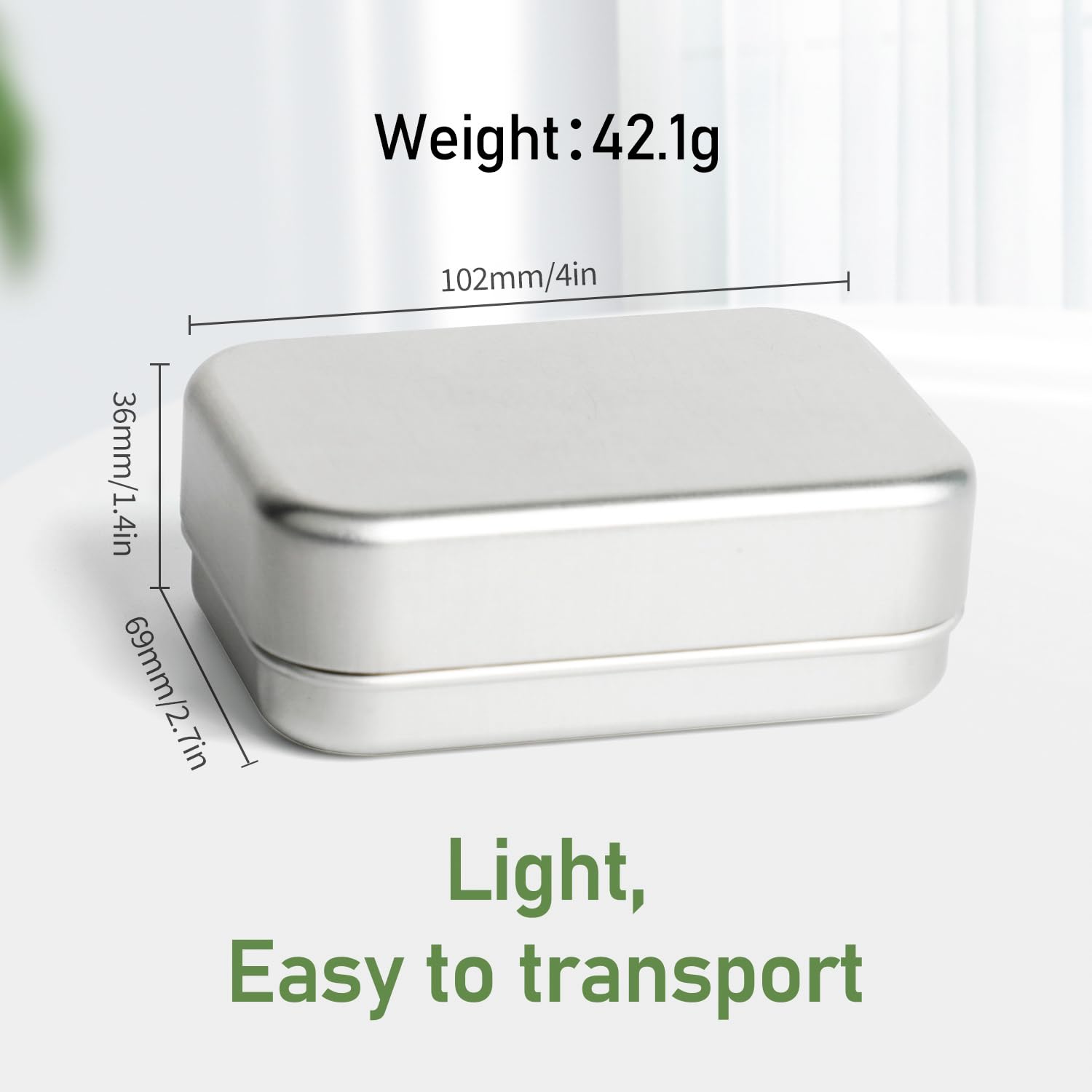 2pcs Portasapone Quadrato in Alluminio con Rete di Drenaggio, Impermeabile per Viaggio, Coperchio, Bagno, Vasca