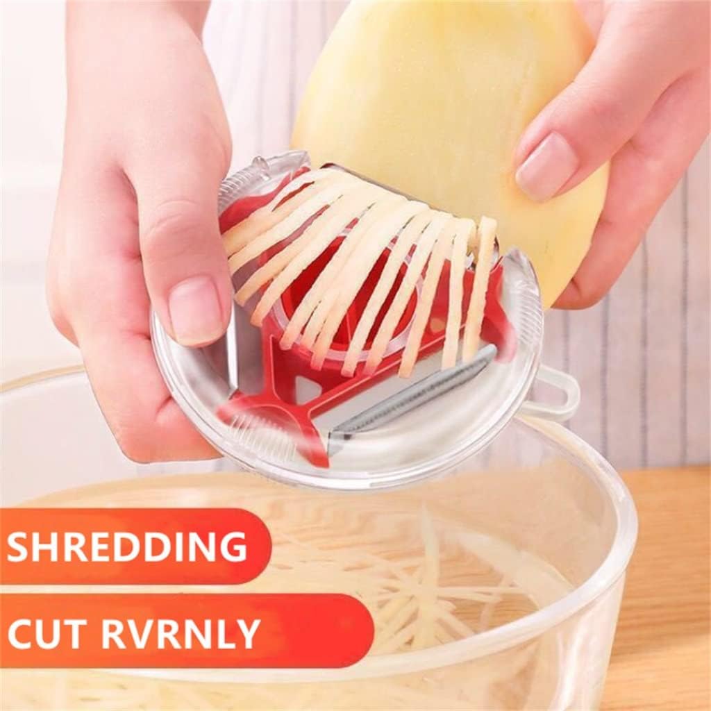 3 in 1 multifunctional peeler kitchen slicing shredding tool stainless steel blade vegetable cutter