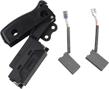 Replacement Switch And Carbon Brush For DW708 Miter Saw Types 3 & 4 Only - Part Numbers 153609-00,381028-02 - 3 Pack