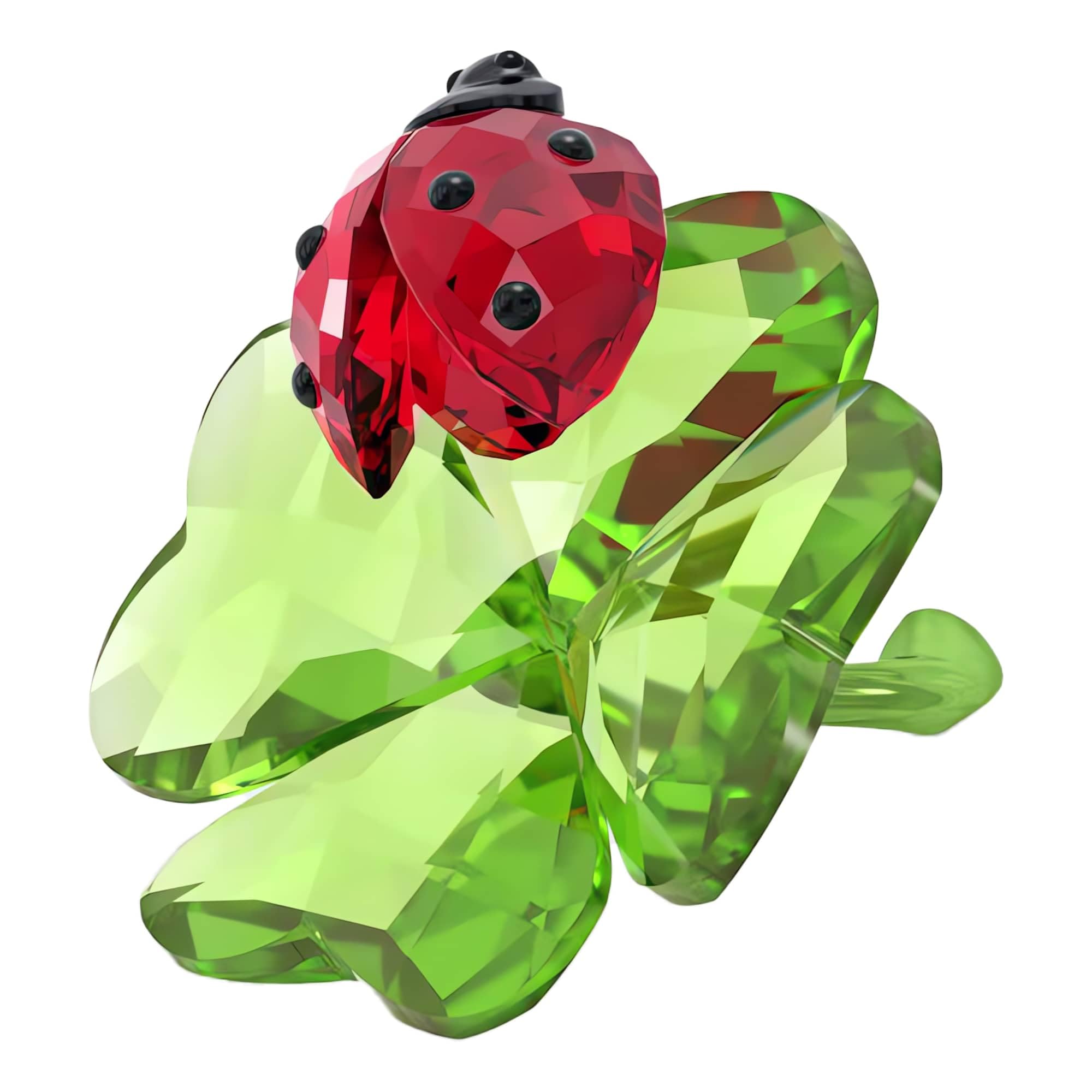 Idyllia - Coccinelle et Trèfle - Figurine - Swarovski