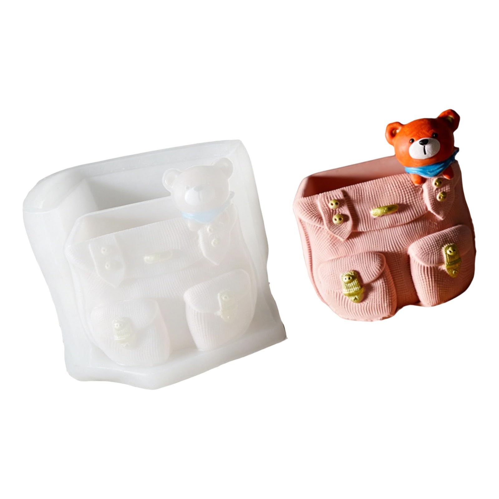 TFAOYS Multipurpose Silicone for Cartoon Animal Shape Flower Pots and Decorative Holders for Craft Enthusiasts Silicone Making Plaster