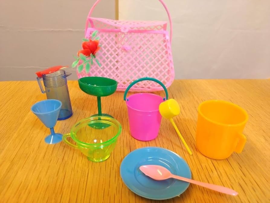 Amazon.co.jp: 昭和レトロ 女の子 おままごとセット : おもちゃ