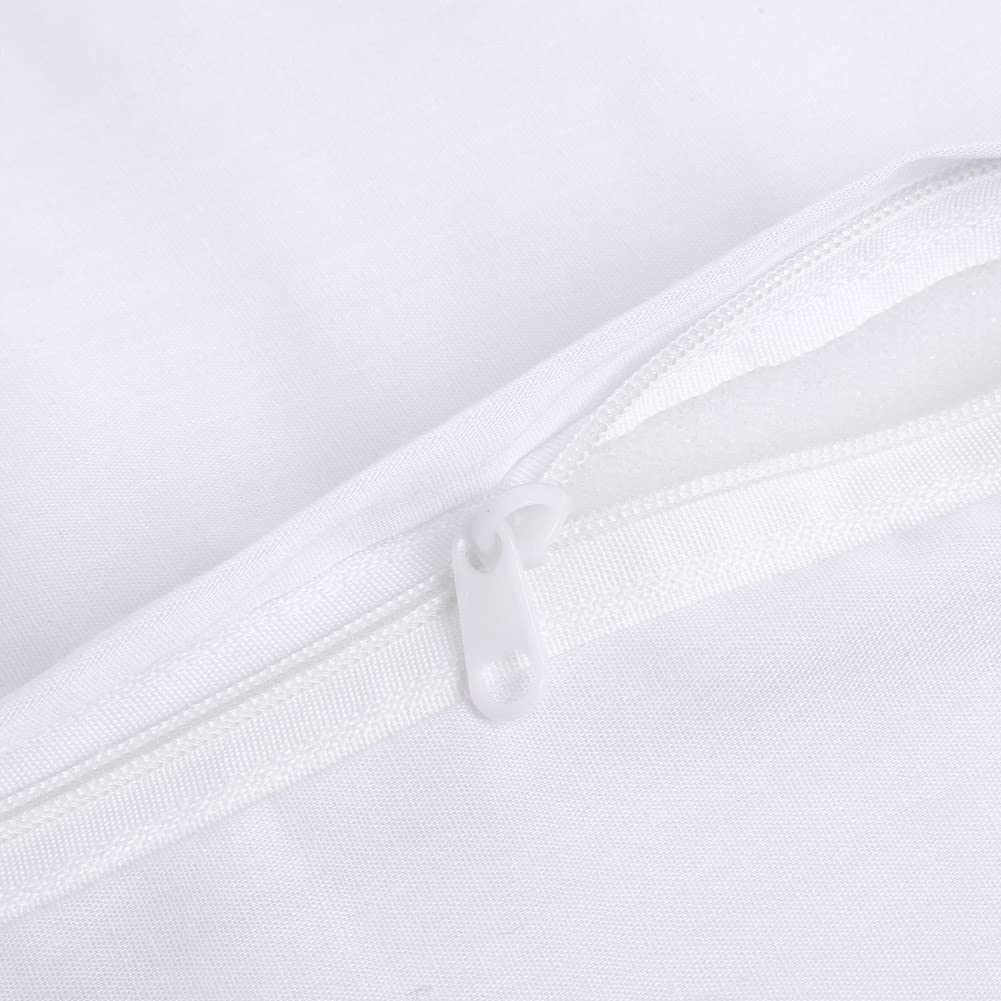 Cojín de espuma suave y cómodo, almohada de apoyo para descanso, alivio Lumbar, elevación de piernas, espalda (Blanco)