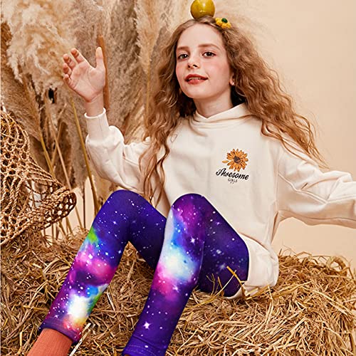 Image of ZukoCert Girls Leggings Multipack - Soft Comfortable Athletic Leggings for Girls 4-12 Years