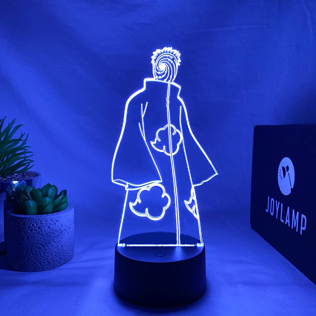 JoyLamp Kakashi Hatake - Lampe 3D Naruto Officielle 16 Couleurs + Télécommande - Packaging Exclusif