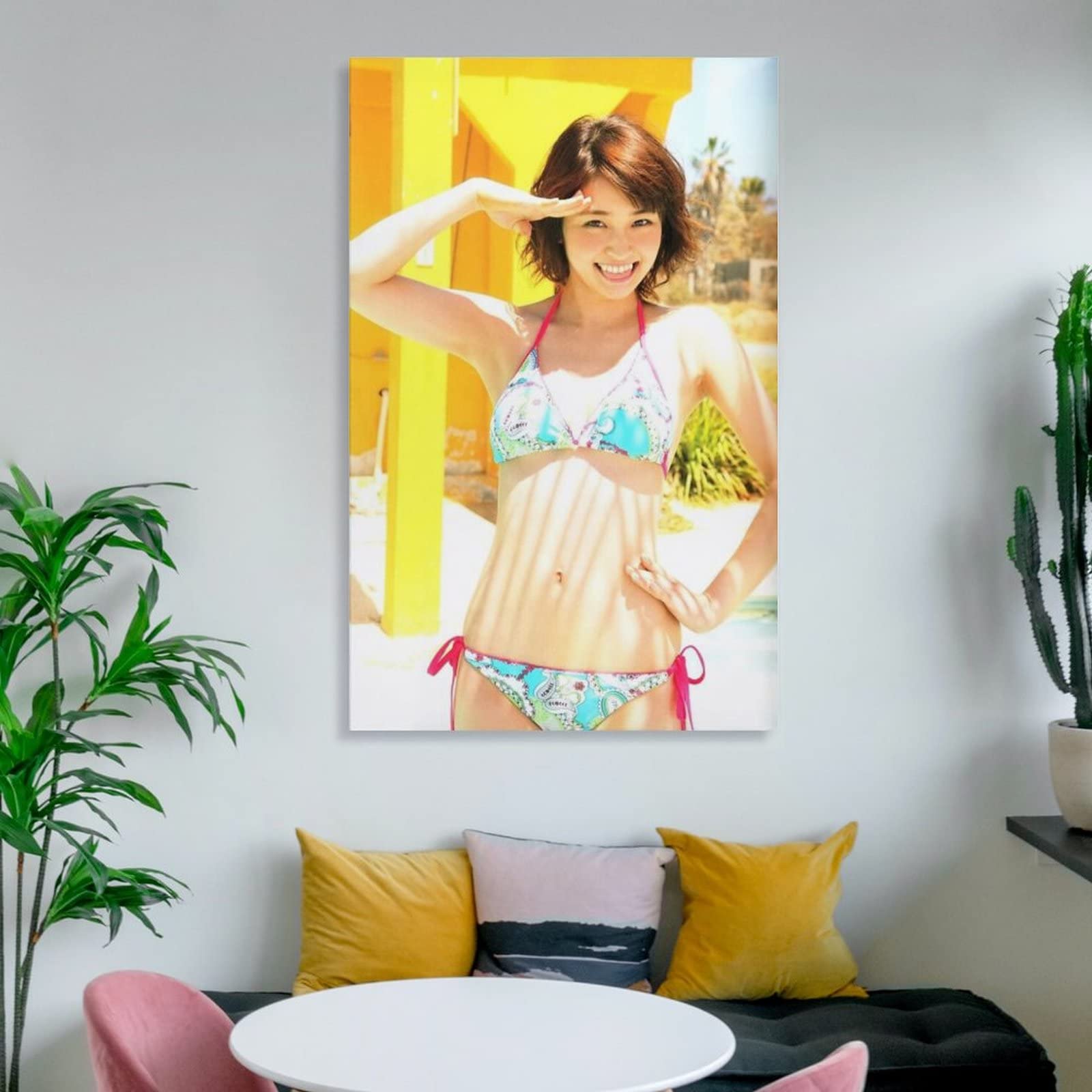 Amazon.co.jp: 岡本玲写真ビキニ水着ポスター絵画 アートパネル