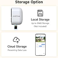 Vista 9 de Security Cameras Wireless Outdoor, 2.5K Battery Camera, 2.4G/5GHz WiFi, Spotlight & Siren Alarm, Color Night Vision, AI Motion Detection