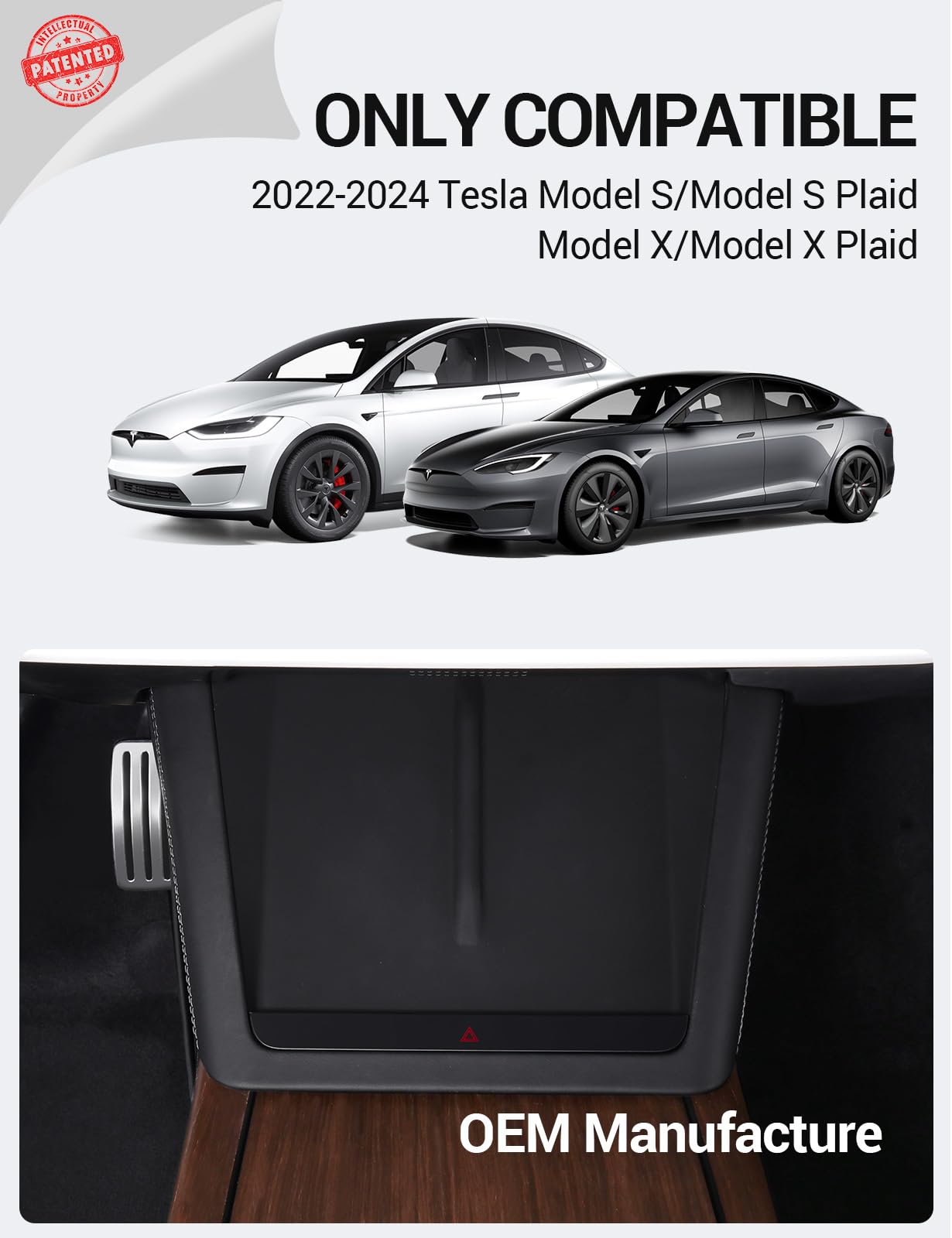20222024 Tesla Model S Model X Center Console Wireless