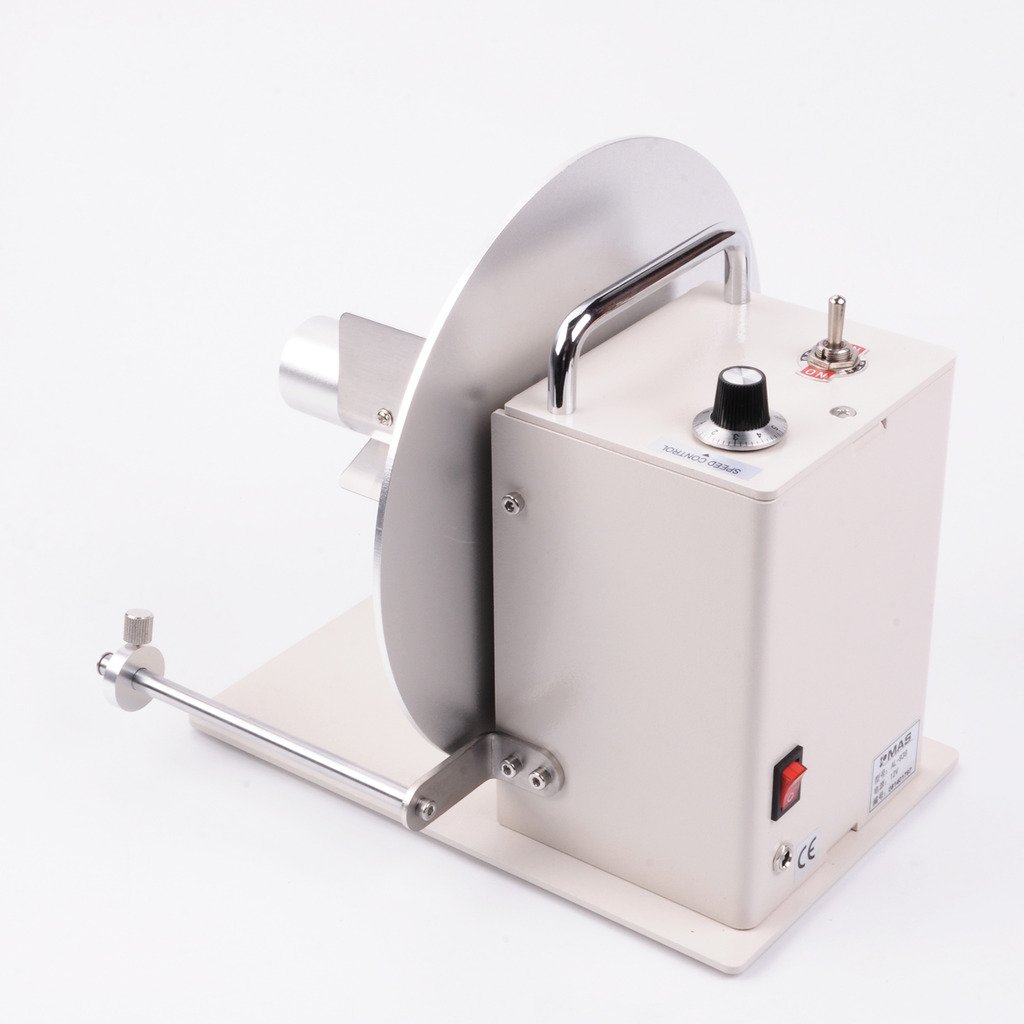 Rhegene New Industrial Automatic Label Rewinder Rewinding Machine Speed Adjustment Speed:200mm/second Width:10mm~150mm 110V Available ID of Roll:36,76mm (3