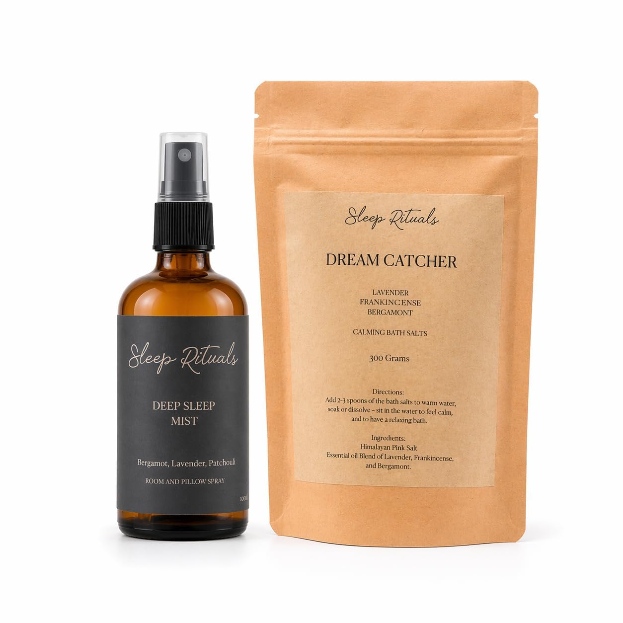 Evening Reset Kit, Bath Salts 300g & Deep Sleep Mist 100ml, Relaxing Night Care Routine, Stress Relief, Gift Set for Women & Men-picture-41