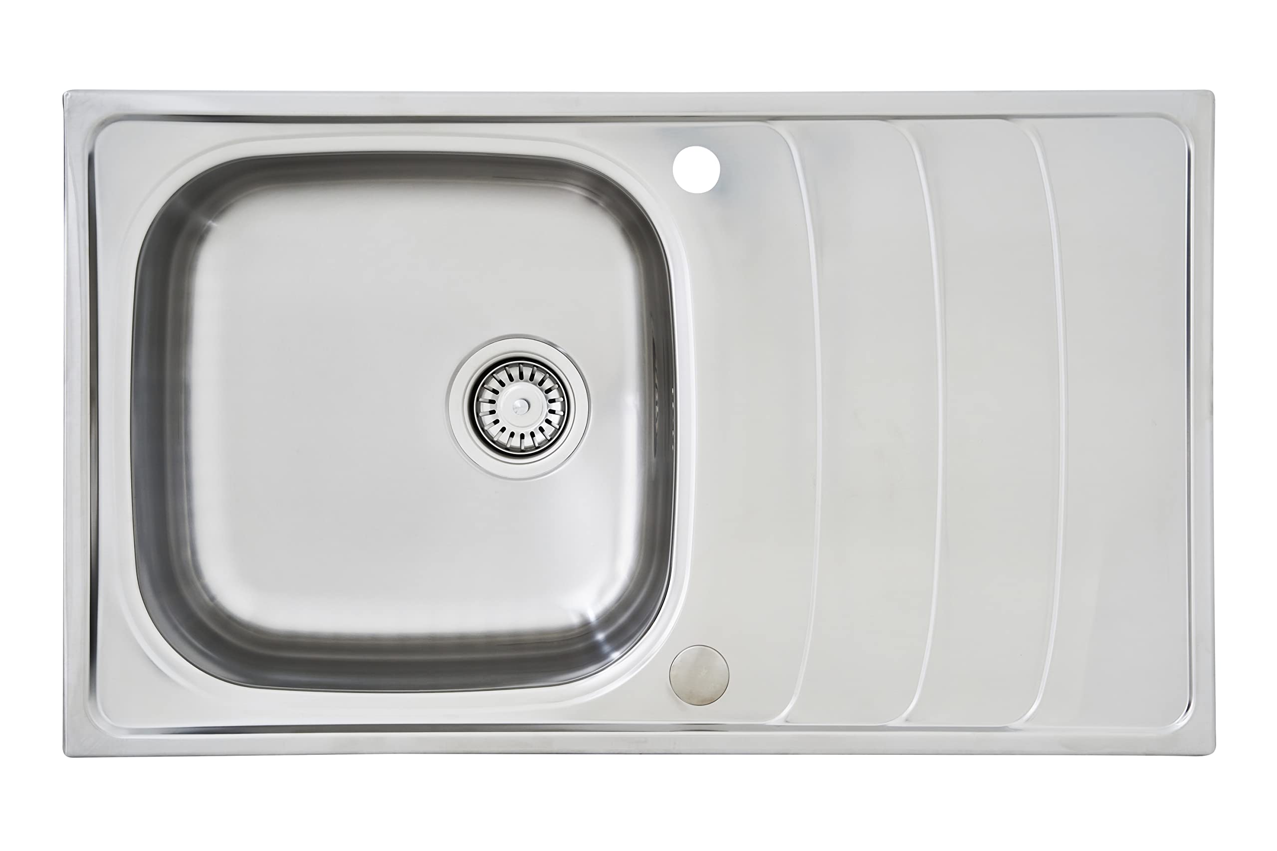 Respekta Miami Fregadero, inox, 86x50 cm, 1 cubeta