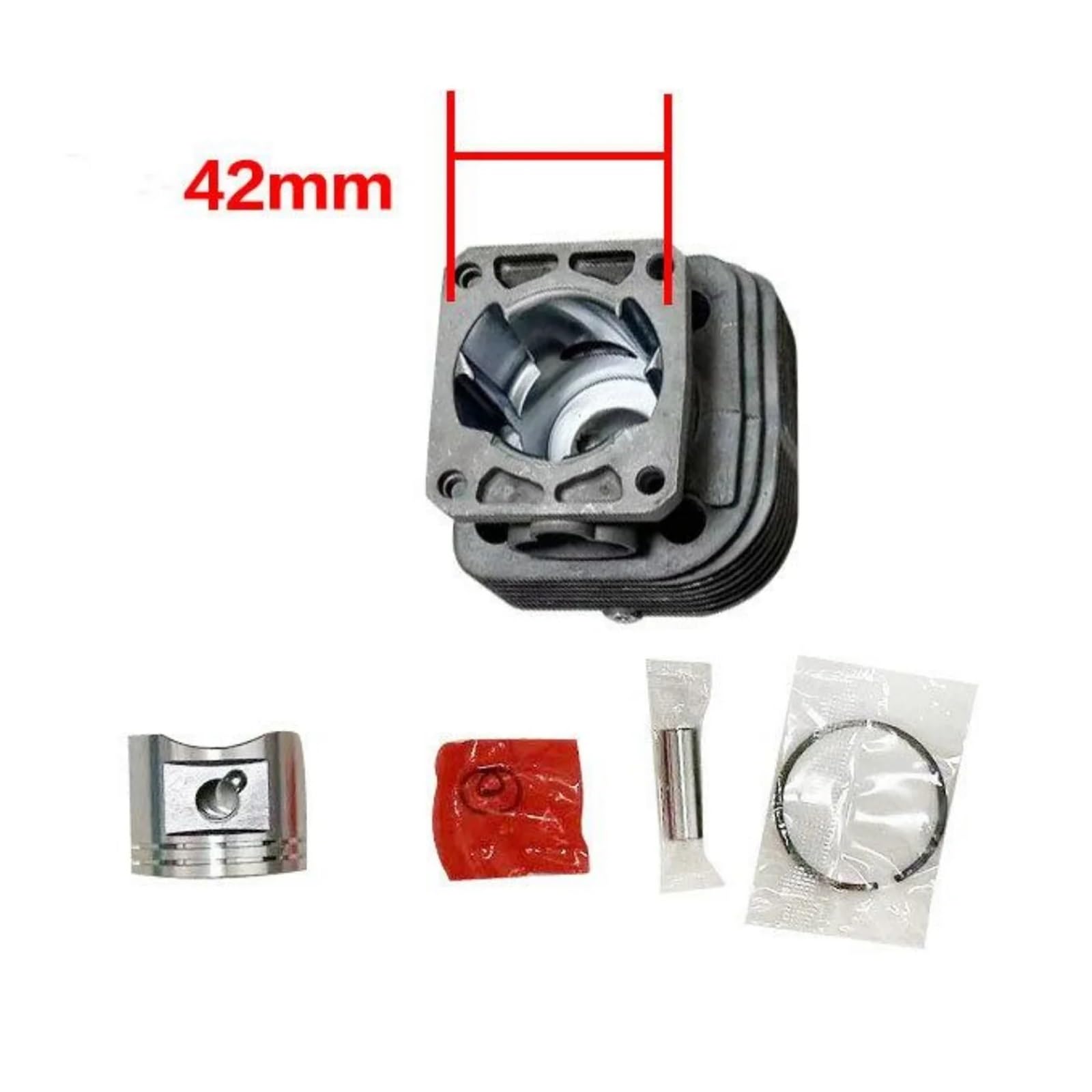 Dingmao 40MM 42MM 44MM Cylinder Piston Set Fit For Sthil FS400 FS450 FS480 FS 400 450 480(FS450 42MM)