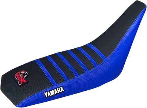 YFZ 450 Seat Cover 2004-2013 Multi-Grip Gripper Seat Cover - Custom-Fit ATV Seat Protector for Superior Comfort and Stylish Upgrade Blue/Black