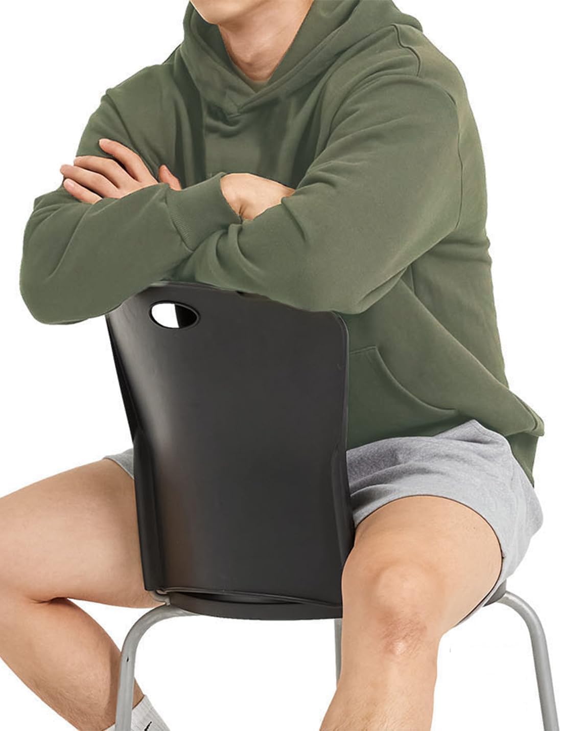 Men's Hoodies Loose Fit Pullover Casual Fashion Long Sleeve Hooded Sweatshirts with Pocket - Image 2