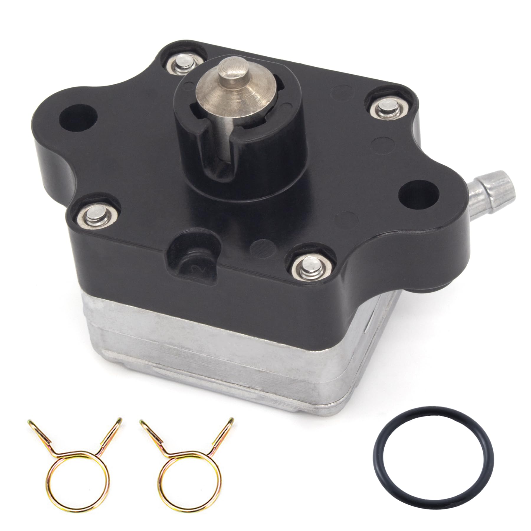 QuickMarine 835389T02 Fuel Pump with Clips and O-Ring for Mercury Marine 8-15 HP Outboard Boat Motors replaces 835389T1 835389A2 Sierra 18-35302 โ image 1