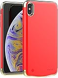 Casewin Funda Bateria para iPhone XS MAX, 6000mAh Li-Polymer Bater?a Externa Recargable Backup Charger Carcasa Port?til Power Bank Case - Rojo Casewin Funda Bateria para iPhone XS MAX, 6000mAh Li-Polymer Bater?a Externa Recargable Backup Charger Carcasa Port?til Power Bank Case - Rojo