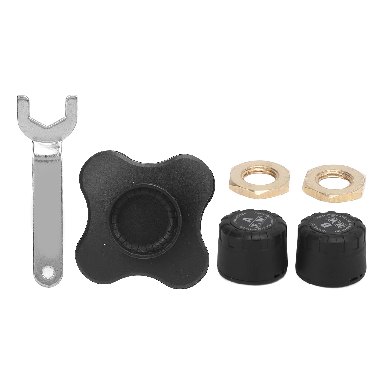 Cocoarm Capteurs TPMS pour Moto Capteur de Pression des Pneus ABS 1.0 à 3.5 Bluetooth 4.0 Externe intégré avec Alertes de Température pour Motos, Véhicules électriques, Vélos