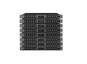 D-3002 Series Professional Power Amplifier One Space 3000 Watts x2 at 8 BLK