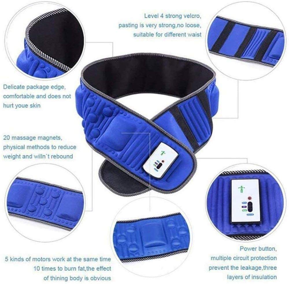 Elektrische Taillenmassage Elektrische Vibration Gewichtsverlust Massage  Bauch Abnehmen Fitness-Massagegürtel, Natürliche Abnehmen Fett 