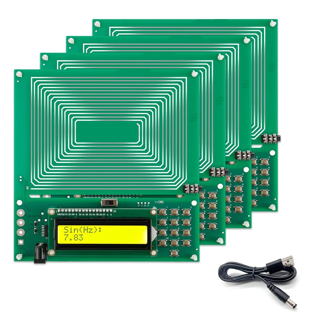 0.01Hz~300000Hz Sine Wave Resonance Generator,7.83HZ Schumann Ultra Low Frequency Pulse Generator?Pure Sine USB Rechargeable (4PACK)