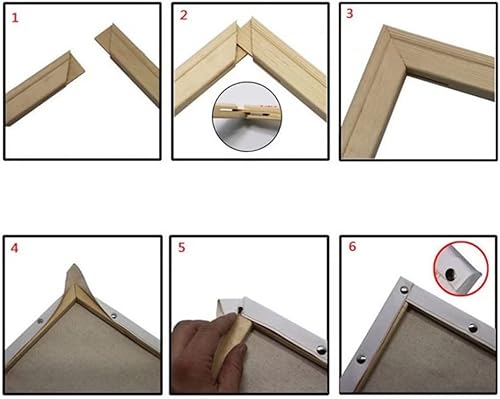 Miniatura 5 de Tucocoo Pintura por números para principiantes, esqueleto familiar, pintura por números sobre lienzo, fácil de pintar, obra de arte del día de los