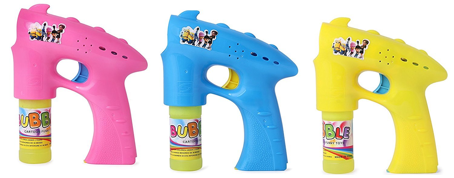 ANG Angry Bird Battery Operated Bubble Gun with Bubble Bottle Inside - Multi Color (B07F85J49N) Amazon Price History, Amazon Price Tracker