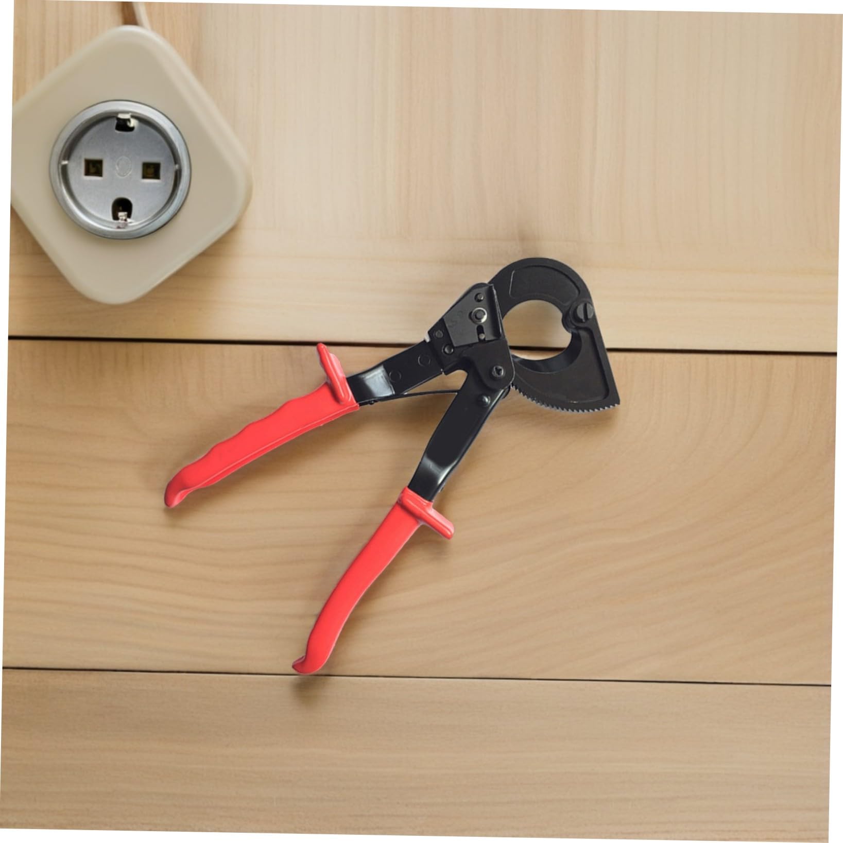 Cortador de Cables de Trinquete de Alta Resistencia para Aluminio y Cobre