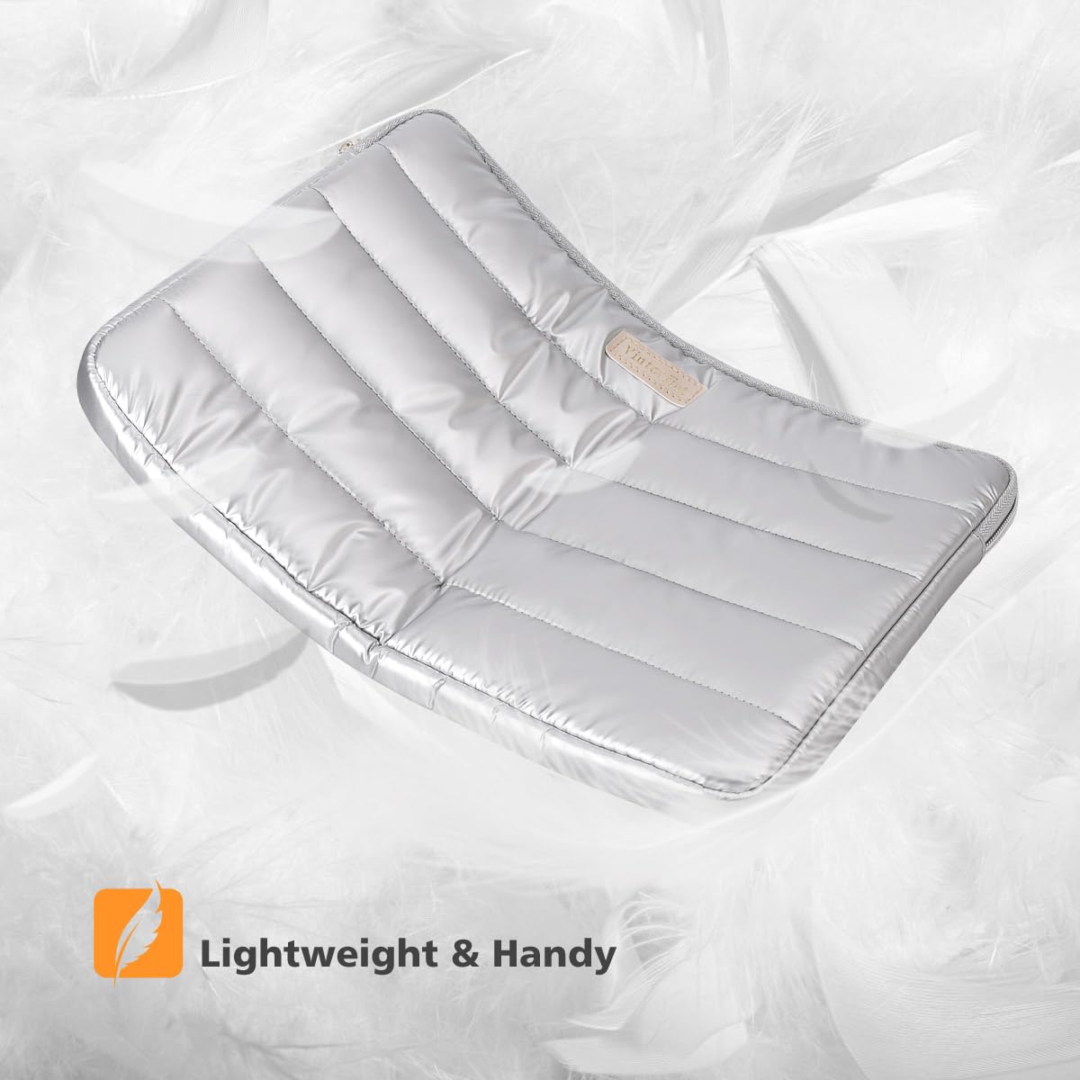 Vinterfint 14 inch Shiny Puffy Laptop Sleeve Case for 14