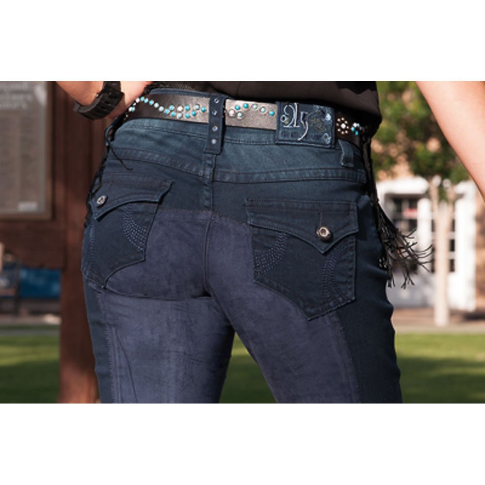 Intrepid International 2kGrey Ladies Swirls Full Seat Breech