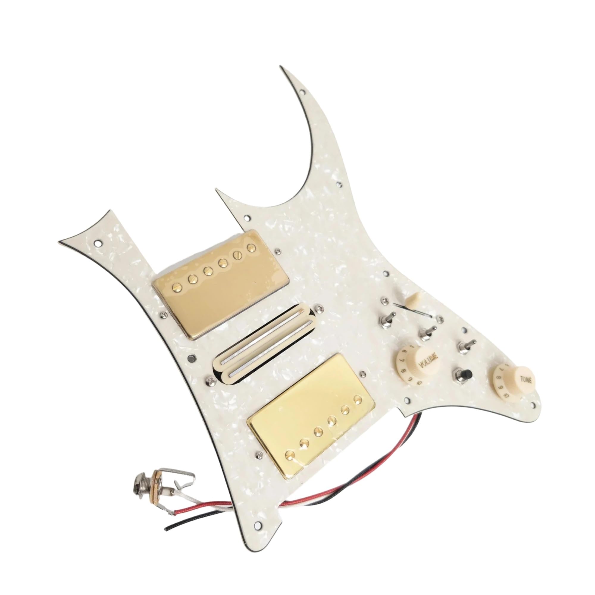 Przetwornik Pickguard Wstępnie Przewodowy Zestaw Przetworników Pickguard Do Gitar Elektrycznych Alnico 5 Humbuckers