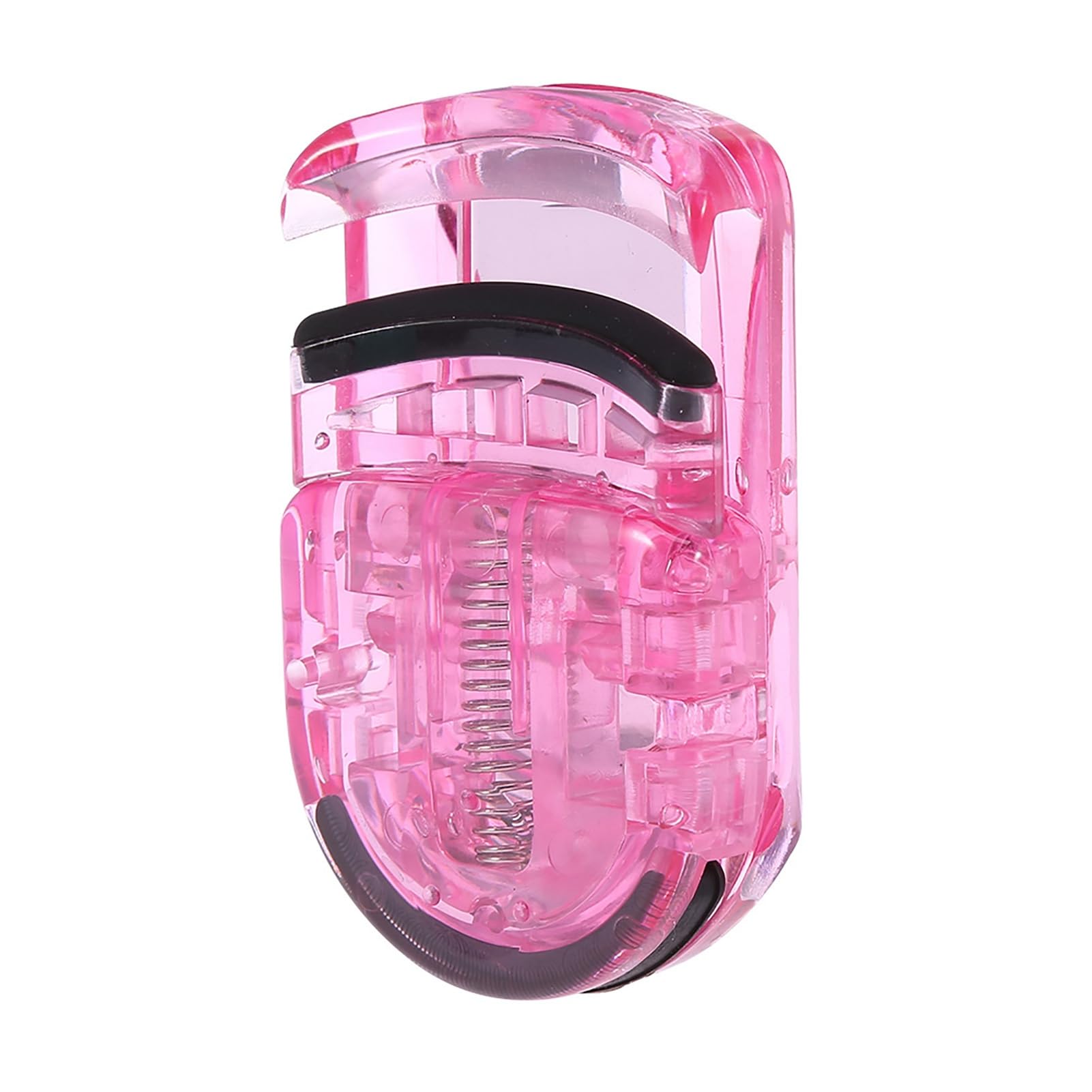 Jurupi Mini Clamp/Holder per Bigodino per Ciglia Portatile con Calittini Ciglia in Gomma Clamp/Holder Cosmetici di Cosmetica Rosa (Rosa)