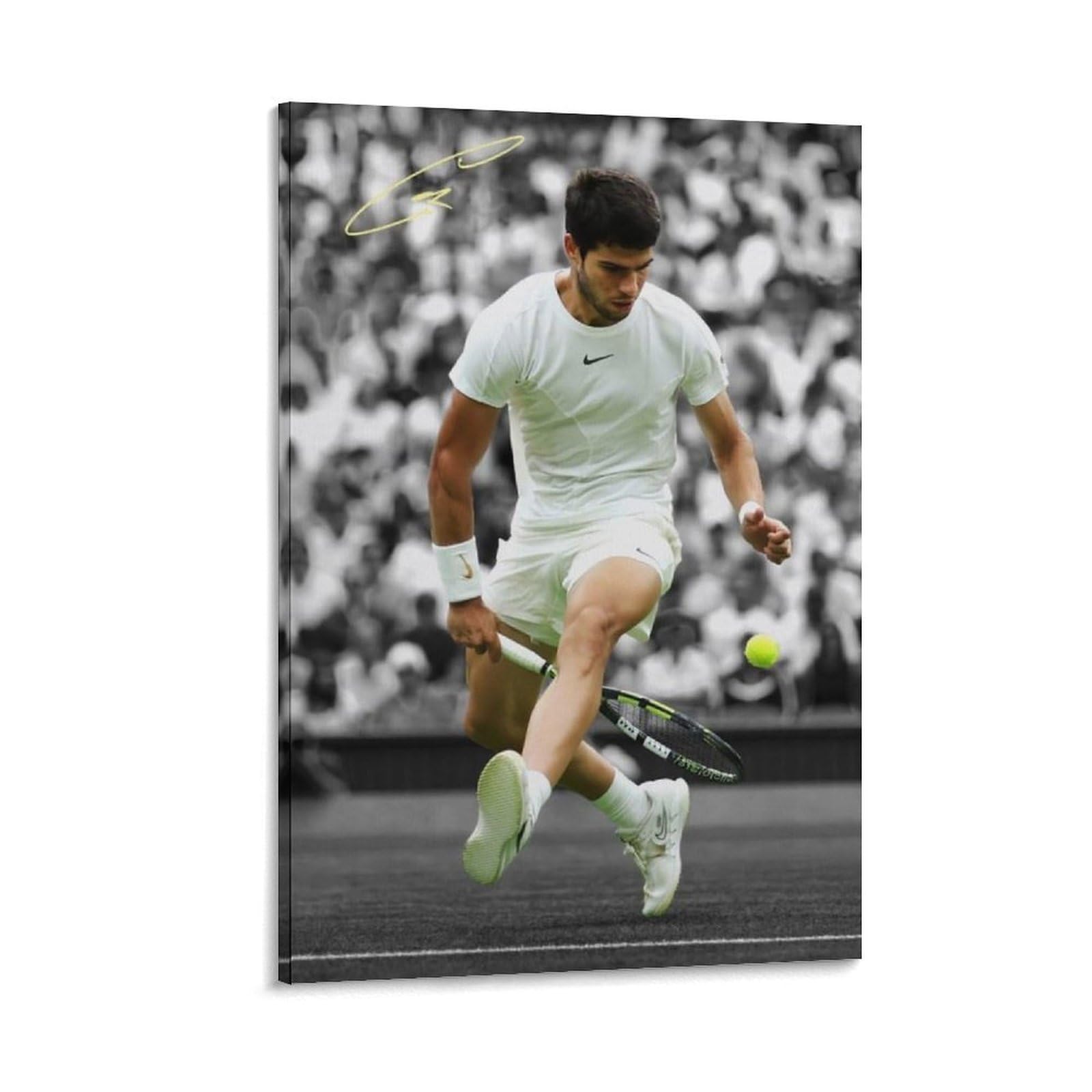 ASUIU Carlos Alcaraz Canvas Poster Artworks Canvas Poster Wall Art Prints Home Modern Decor 20x30inch(50x75cm)