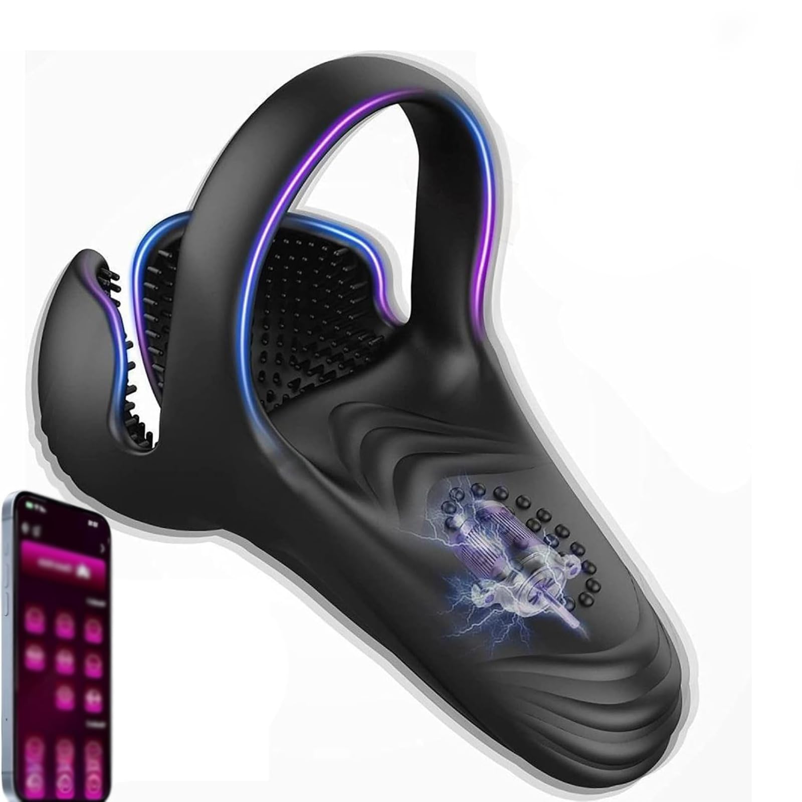 Upgrade Apex Drive Pro for Men, 5-in-1, IPX7, App/Remote Control, Apex Drive Pro, for Men's Daily Vitality & Relaxation (C,App Control) — view 10