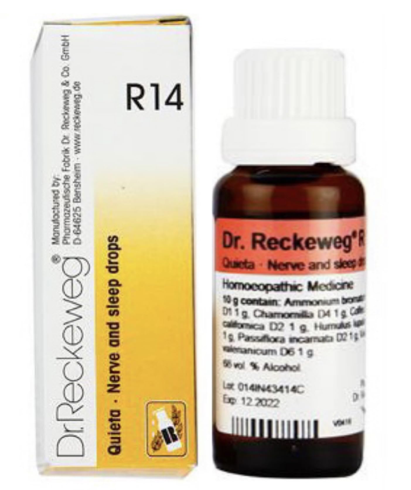 Dr Reckeweg R14 Nerve And Sleep_Drops - 22Ml- Set Of 1 Bottle
