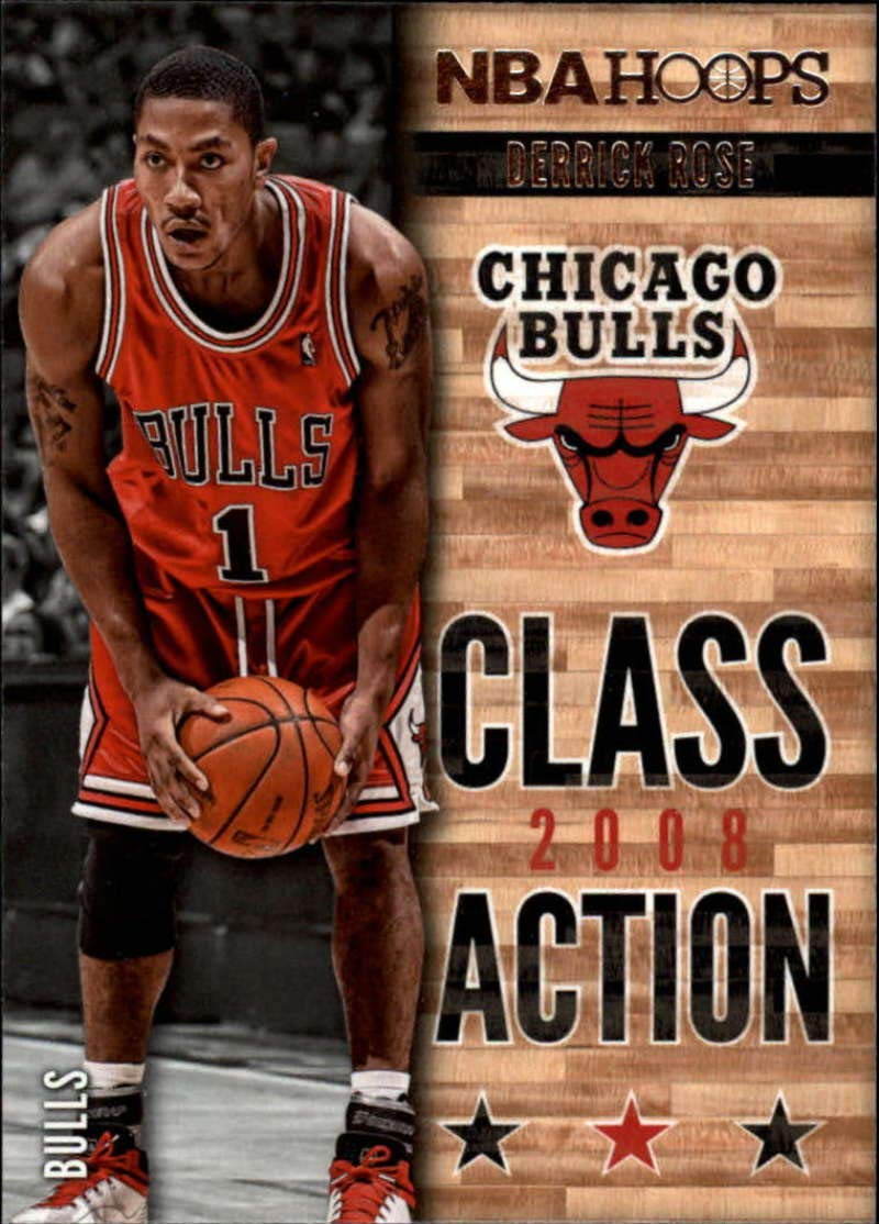 2013-14 NBA Hoops Class Action #5 Derrick Rose Chicago Bulls Official Basketball Card (made by Panini)