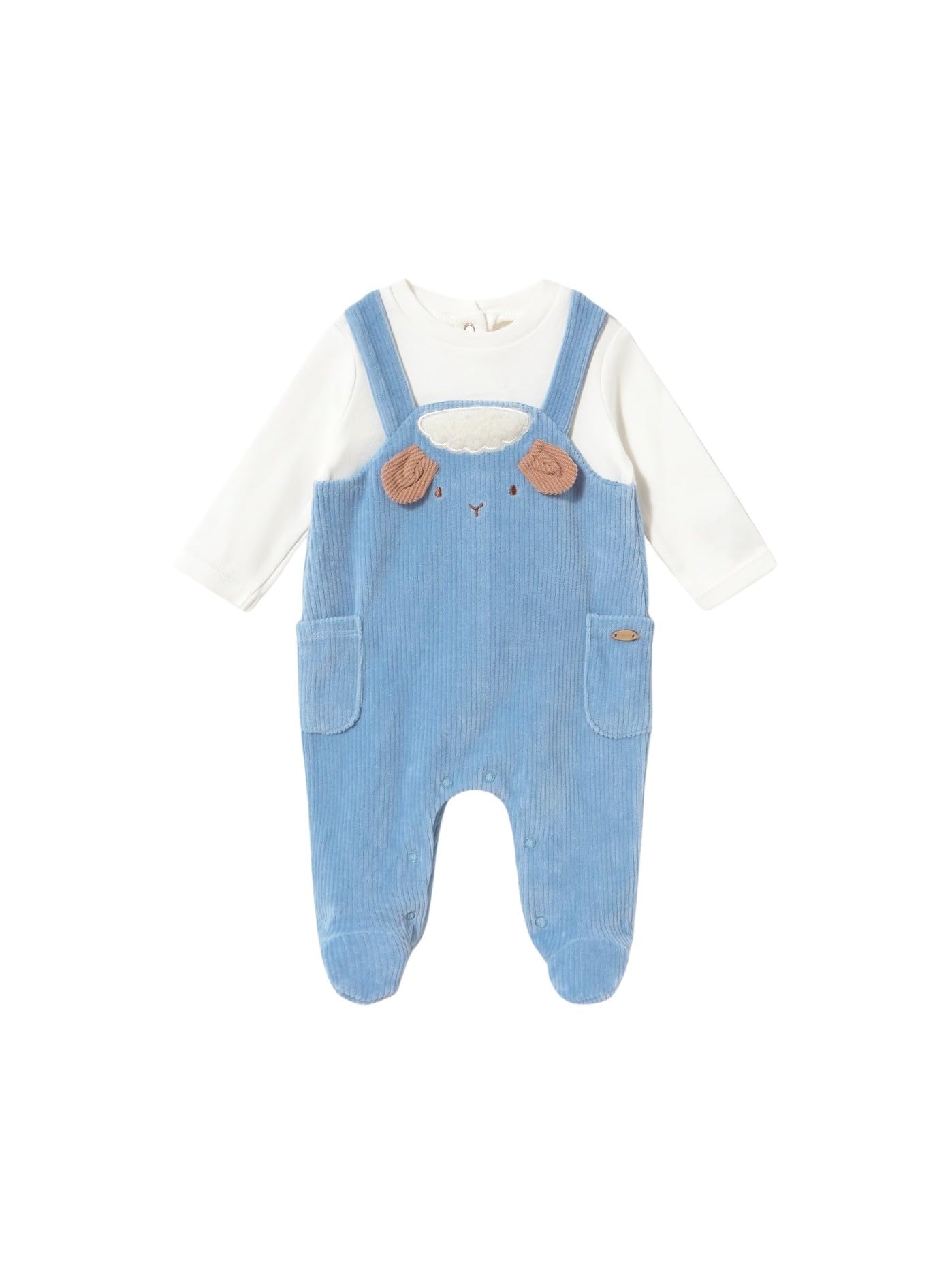 Mayoral Strampler Latz Kord für Baby - Jungen Blau