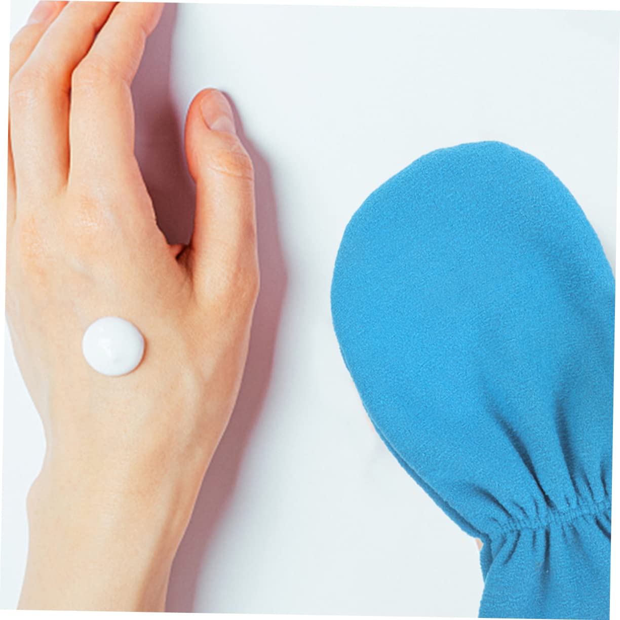 FRCOLOR 5paia Esfolianti Per Spa Essenziali Idratanti e Ristrutturanti Per Trattamenti Notturni Blu Della Per Secche e Screpolate