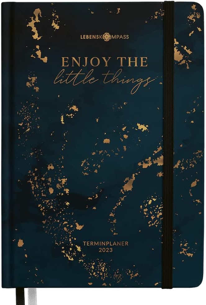 Amazon.co.jp: Kalender 2023 Buchkalender A5 "SCHIMMER" Lebenskompass 