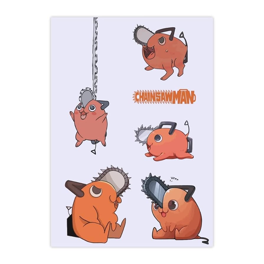 Amazon.co.jp: 防水ステッカーセット チェンソーマン ポチタ