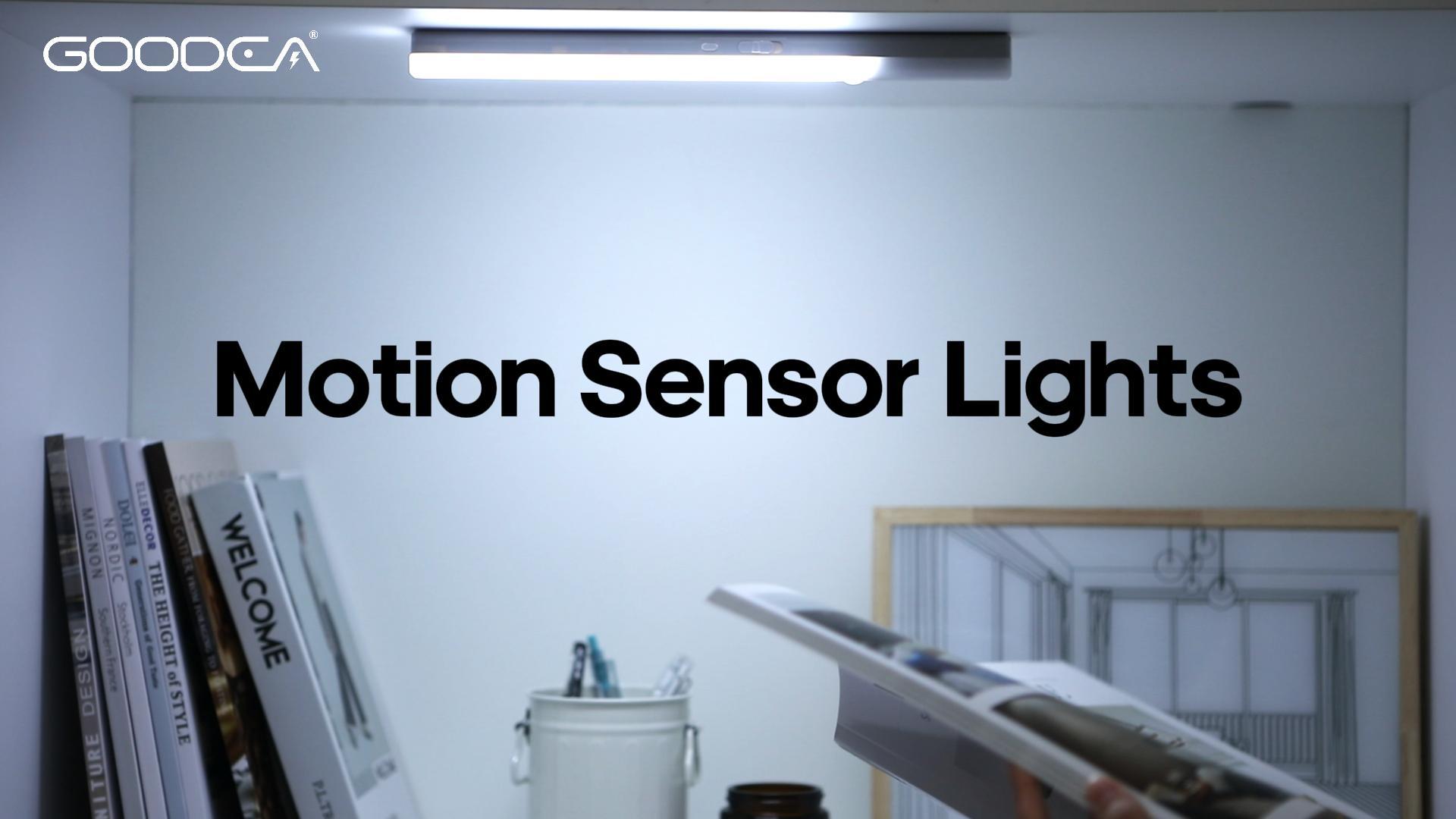 Image of Motion Sensor Light Indoor, Rechargeable Battery Operated Under Cabinet Lighting Wireless, Closet Lights Motion Sensored Night Light,Under Counter Lights for Kitchen, Shelves, Stair