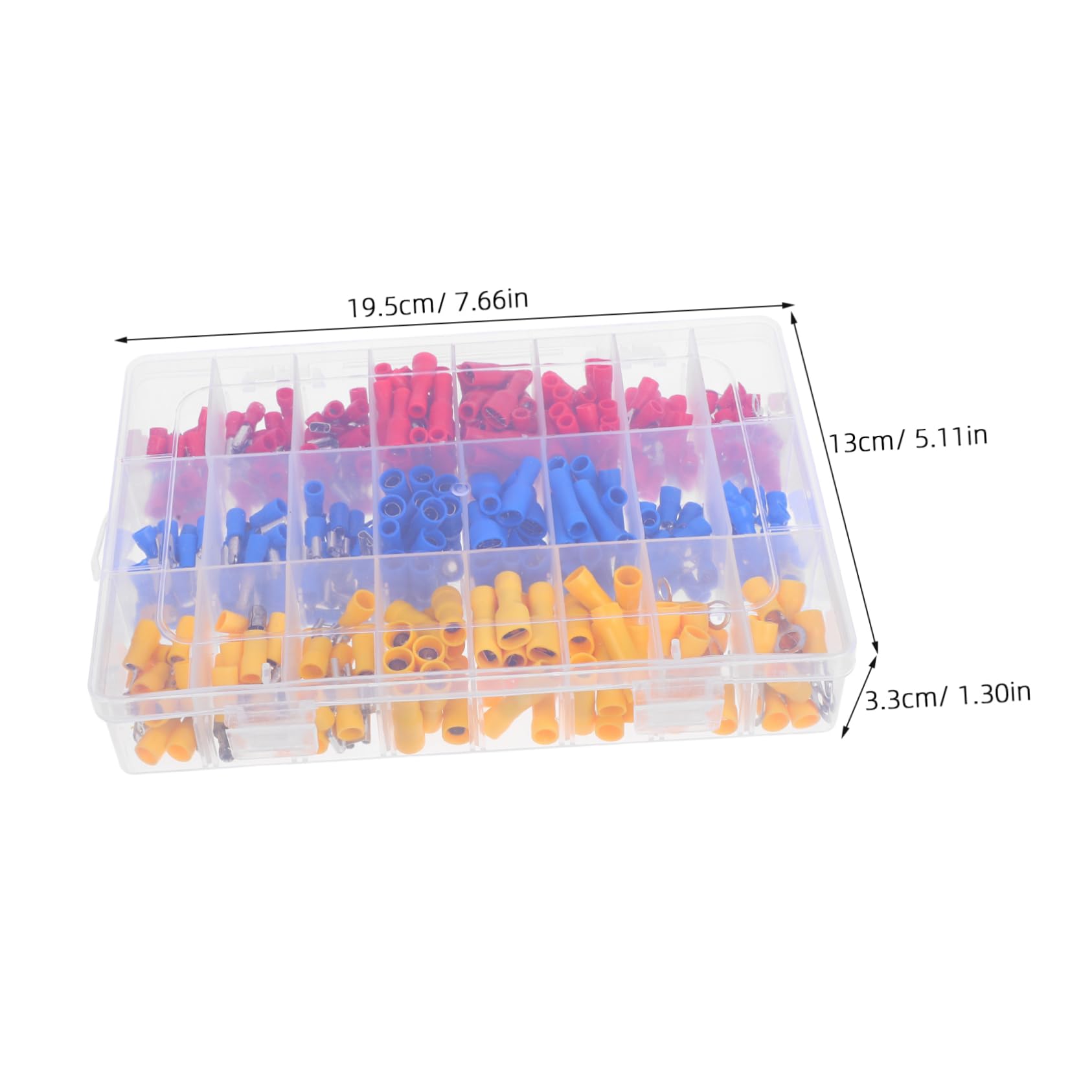 Garneck 360pcs Insulated Butt Connector Kit Wire Splice Connectors for Easy Crimping Electrical Appliances Cars and Boats Secure and Reliable Connection for All Your Needs