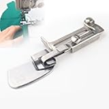 Sewing Rolled Hemmer Foot for Universal Maquina de Coser, New Adjustable Width Rolled Hemmer Foot, Sewing Machine Rolled Hem Attachment Hemming Tool (12-20MM)
