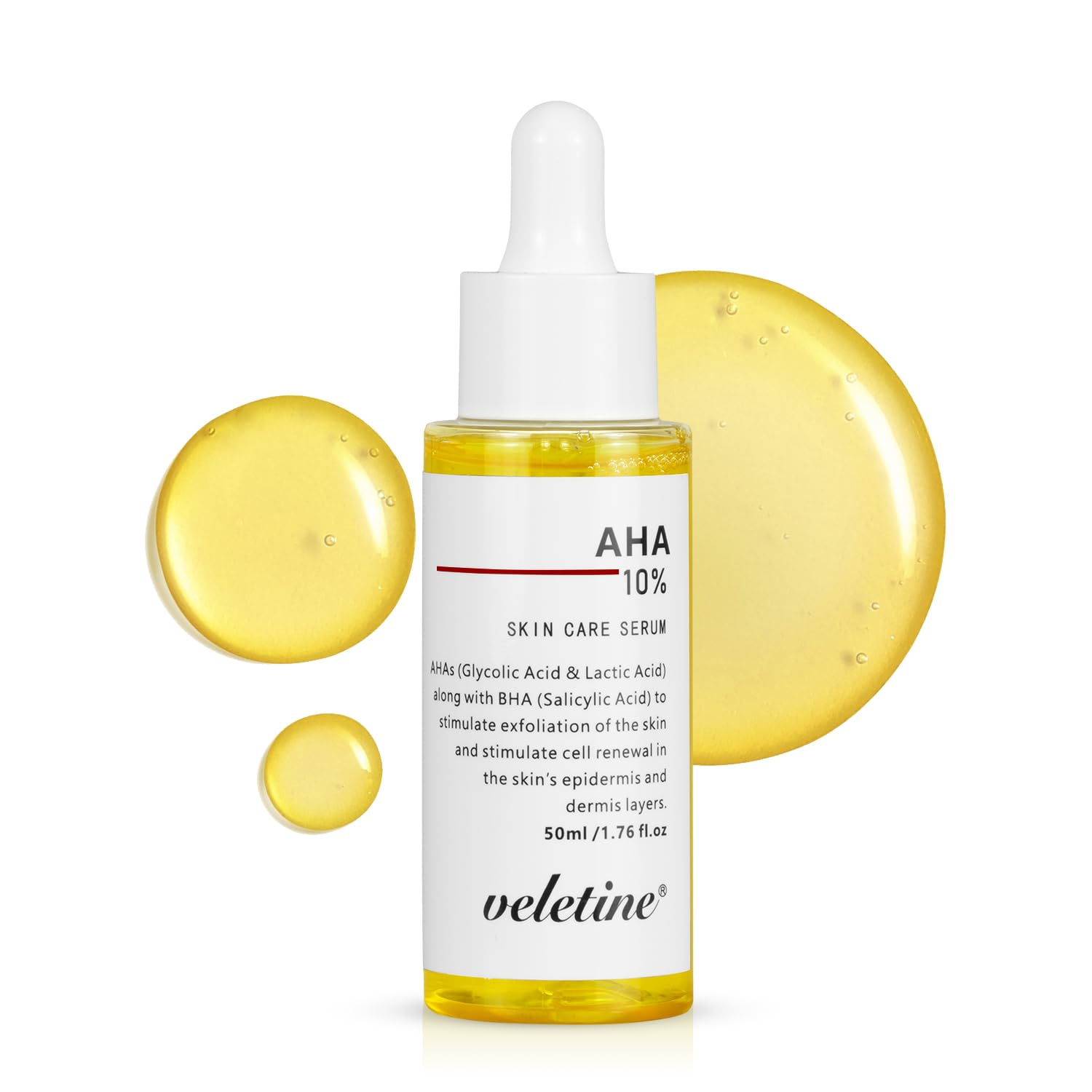 Salicylic Acid Serum,10% Mixed Acid With Salicylic Acid,Aha,Lactic Acid,Mandelic Acid ,AhA Exfoliant for Face,Pore Reducer for Face.50ml/1.76 Fl Oz