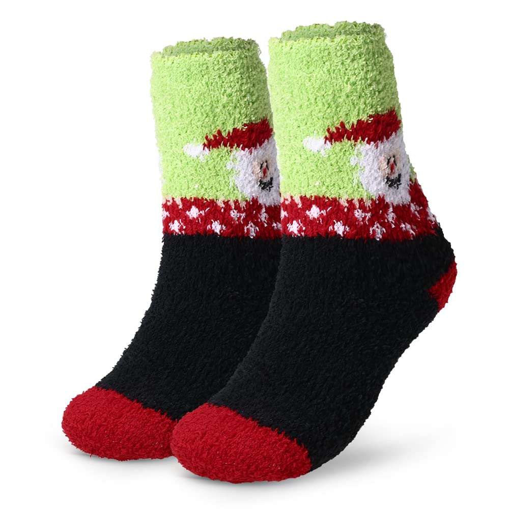 Huohua Warm Adults So s Patterned Christmas Holiday So s Absorbent Cozy Winter So s High Tube Crew So s