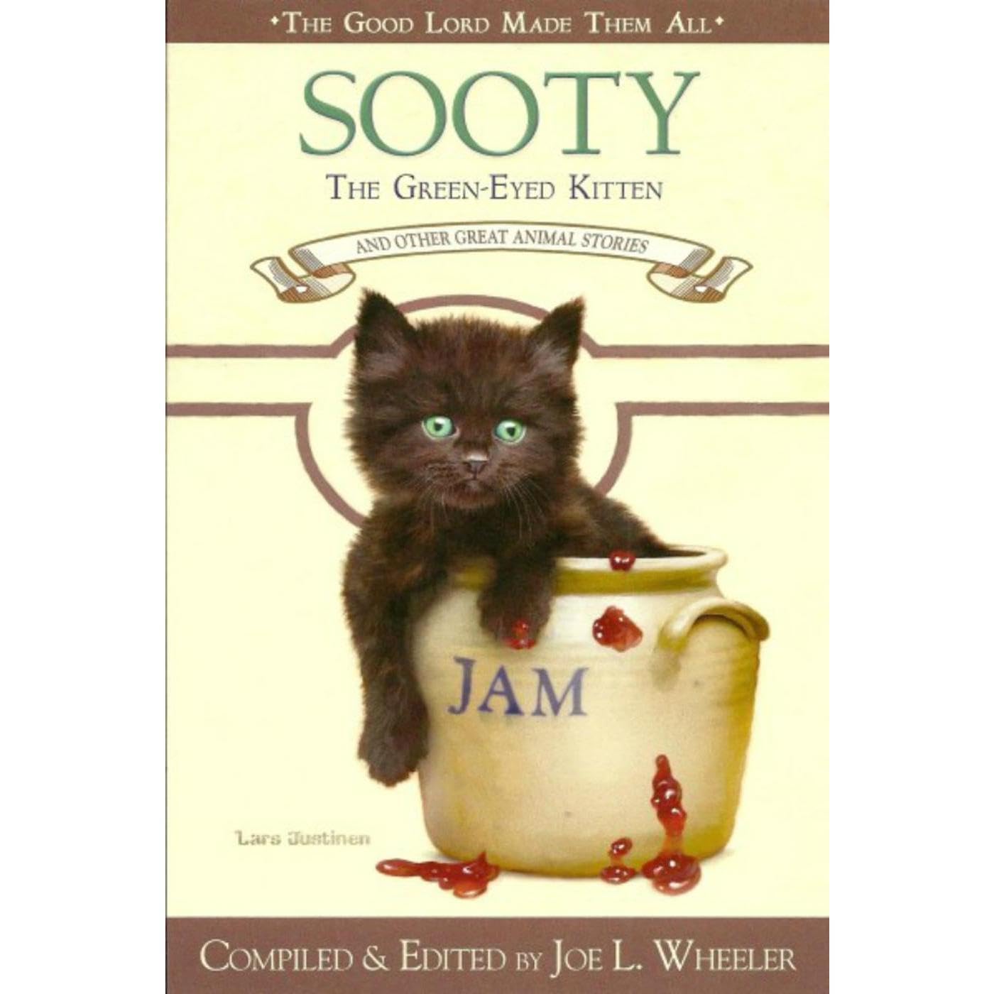 Sooty, the Green-Eyed Kitten
