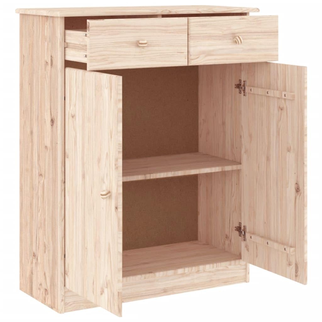 Scarpiera ALTA 77 x 35 x 96 cm in legno massello di pino