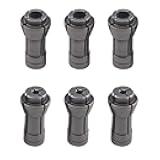 Ruiwaer 6PCS Die Grinder Collet Grinding Machine Clamping Collet Die Grinder Collet Grinding Machine Clamping Collet Adapter, 3 Pack 3mm, 3 Pack 6mm